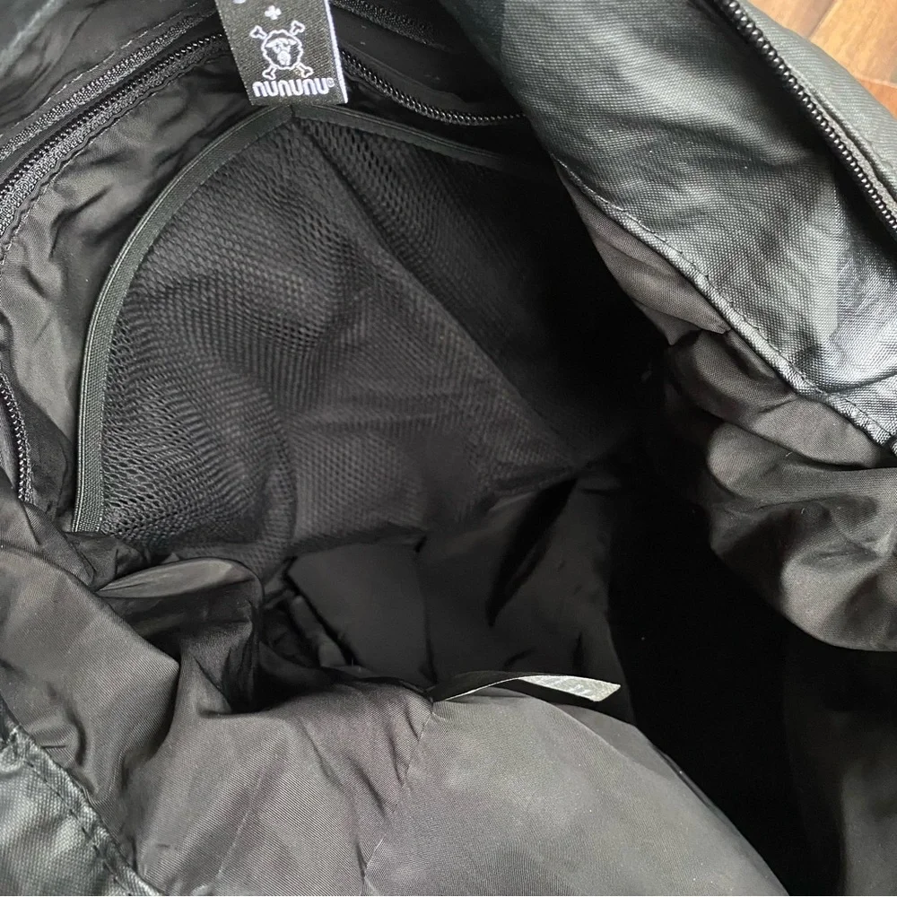 One Duo x Nununu Black Diaper Bag Backpack with Stars